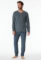 Schlafanzug lang 48 - Jeansblau