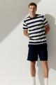 Rundhals T-Shirt 1/2 Arm XL - Cotton