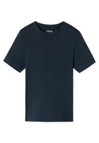 T-Shirt Rundhals 48 - Nachtblau