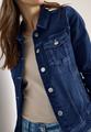 Jeansjacke mit Brusttaschen und Knöpfen L - Mid Blue Wash