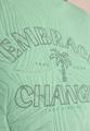 Shirt im Ausbrenner-Look mit Wording