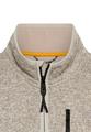 Strickjacke mit Stehkragen XXL Regular Fit - Oatmeal
