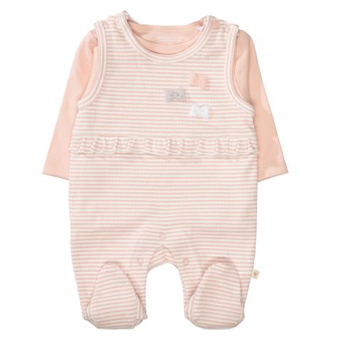 Strampler mit Shirt 56 bequem - Pearl Rose Str.