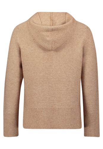 Strickpullover 40 Gerade - Camel Melange