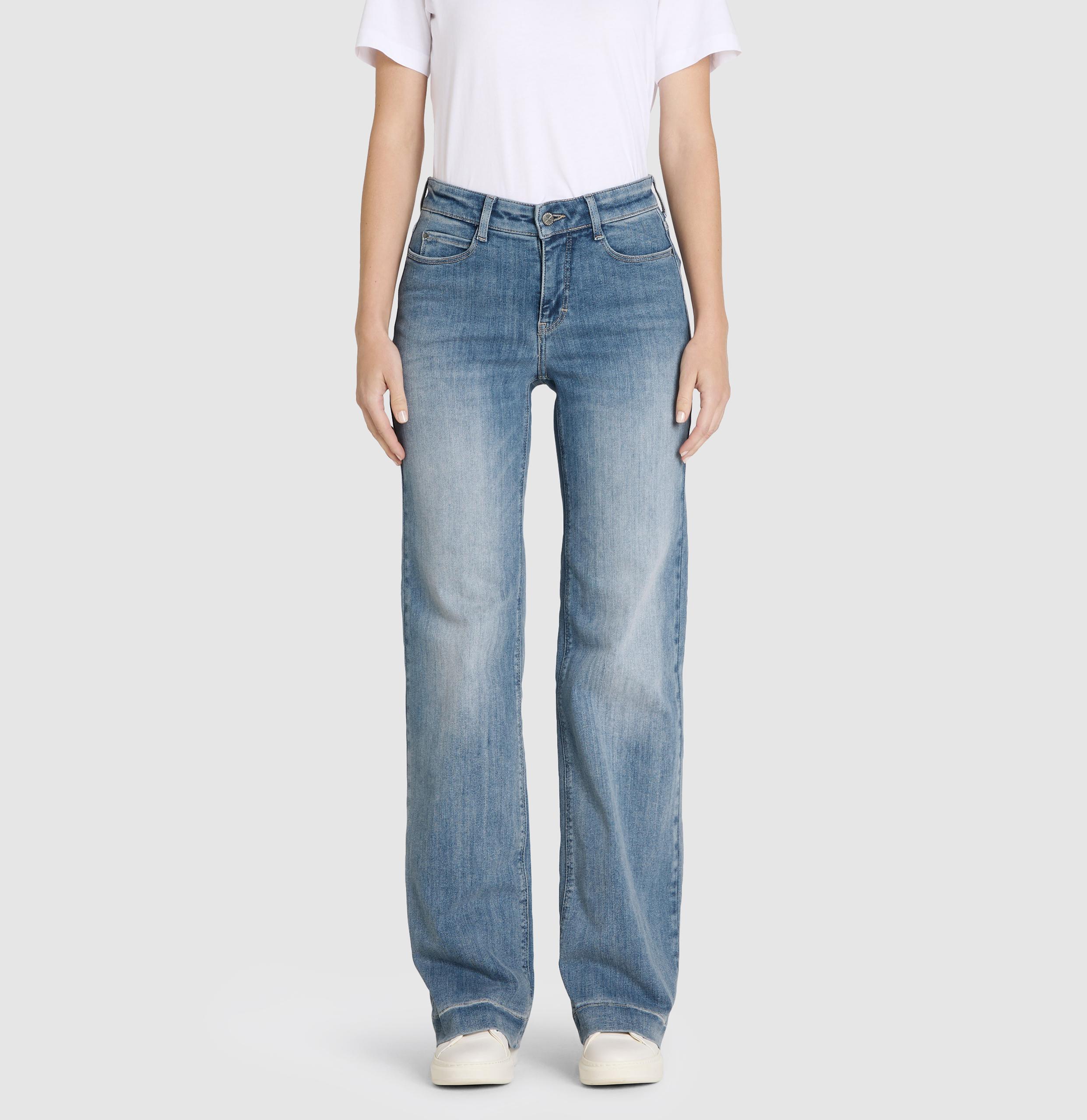MAC JEANS - DREAM WIDE, Authentic mega flex 38/34 Wide Fit - Blau