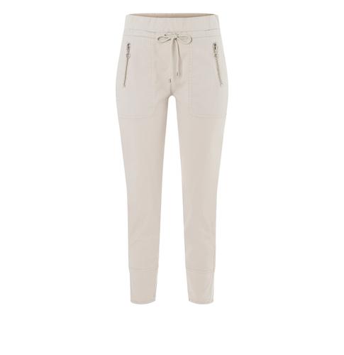 MAC JEANS - EASY active, Authentic stretch gabardine 42/OL - Beige