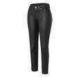 MAC JEANS - RICH SLIM, Coated cotton tencel 36/28 - Schwarz