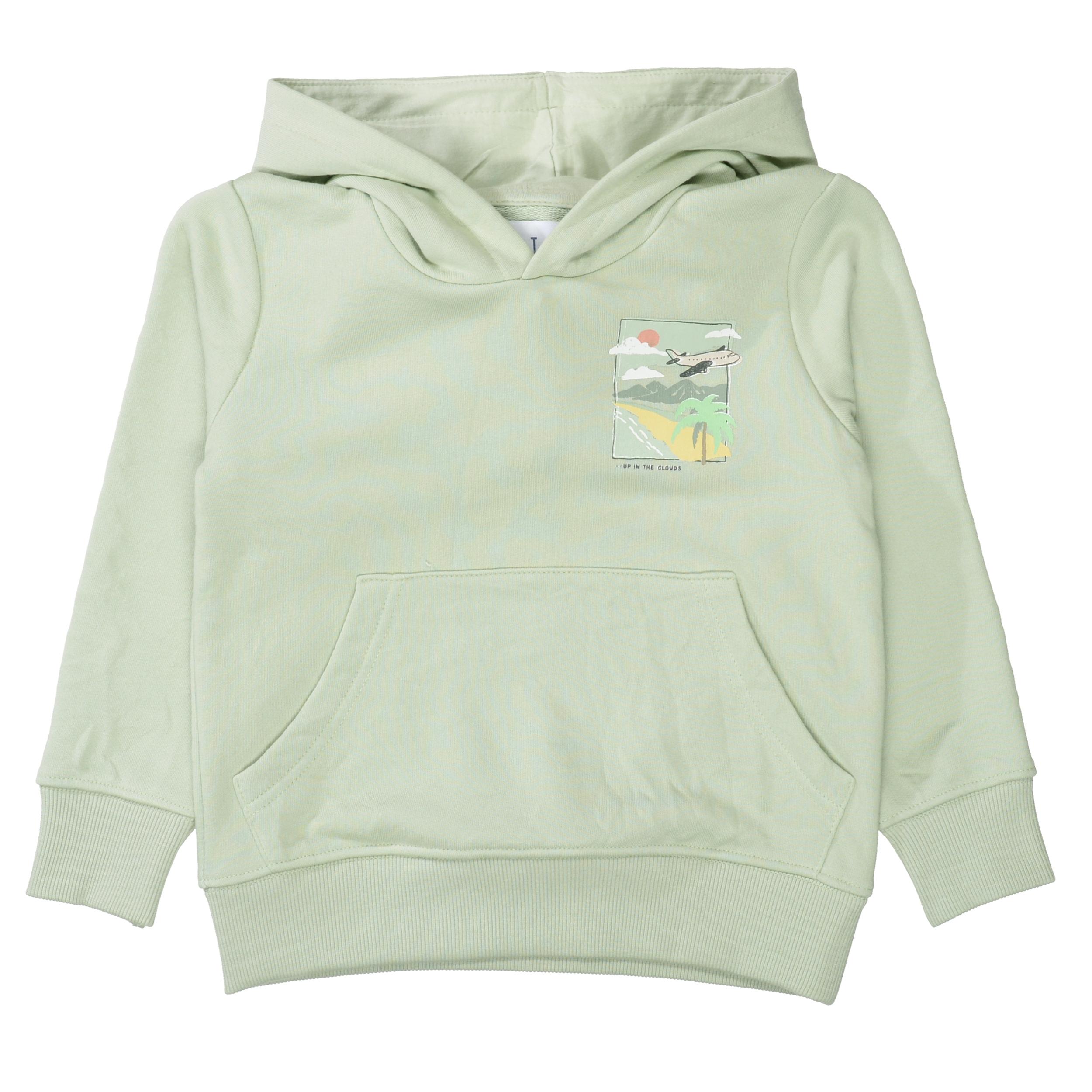 Kn.-Hoodie 104/110 - Light Mint
