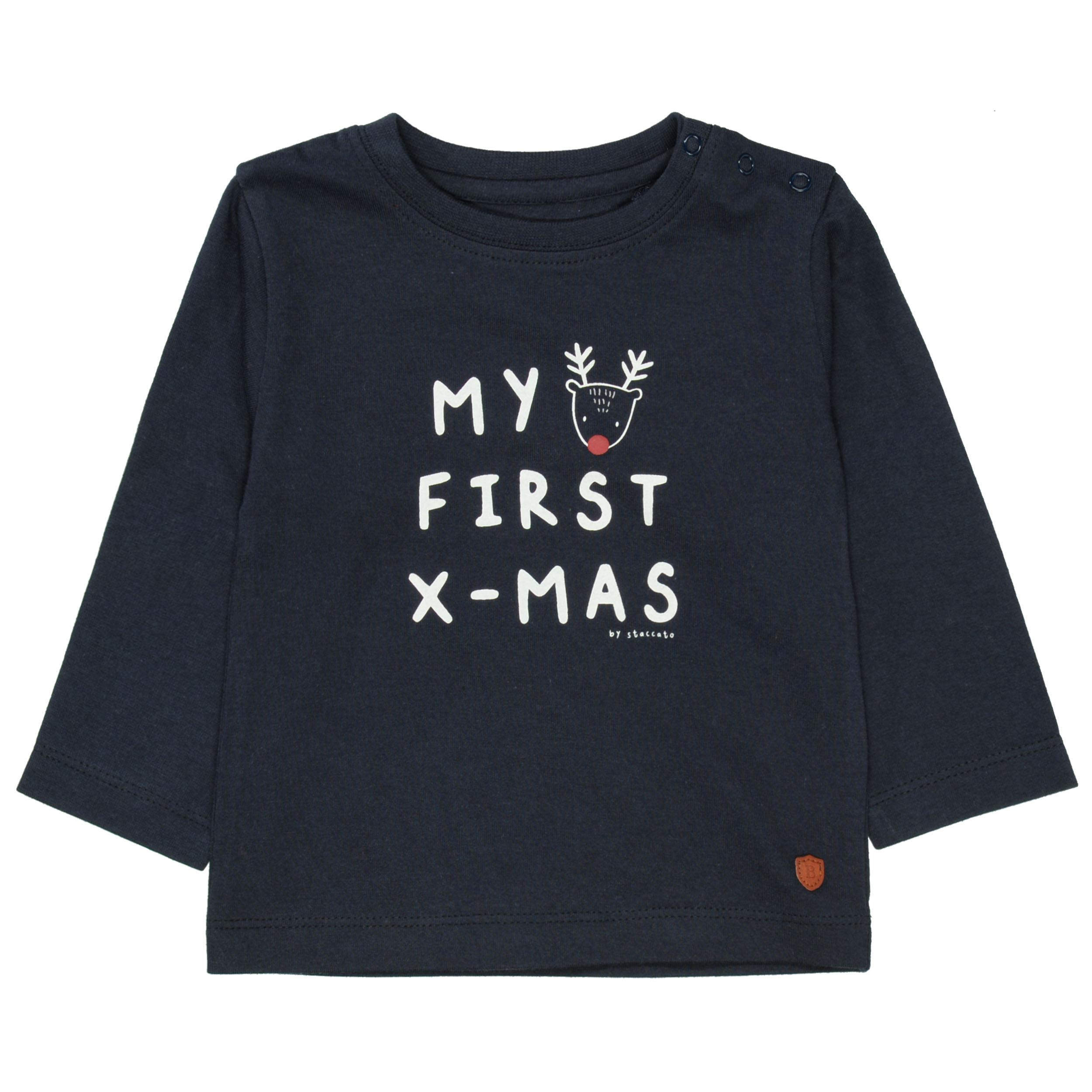 Langarmshirt mit Print 86 - Dark Tinte