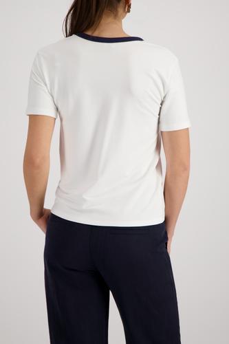 T-Shirt mit Strassschrift