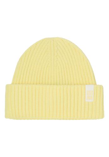 Beanie in Unifarbe One size - Iced Yellow