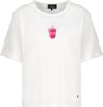 T-Shirt mit Coffee-Print 36 - Off-white