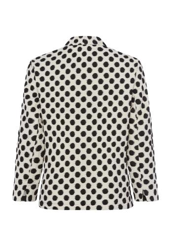 Blazer NOS mit markanten Punkten 40 - Schwarz/ecru