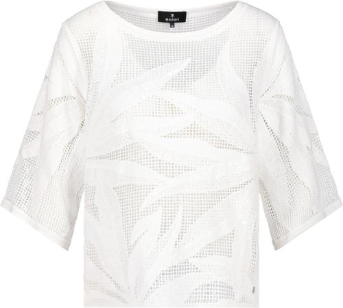 Strickpullover mit Cornellymuster 40 - Cream