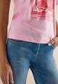 Shirt mit Rundhals und maritimem Print M - Light Blush Rose