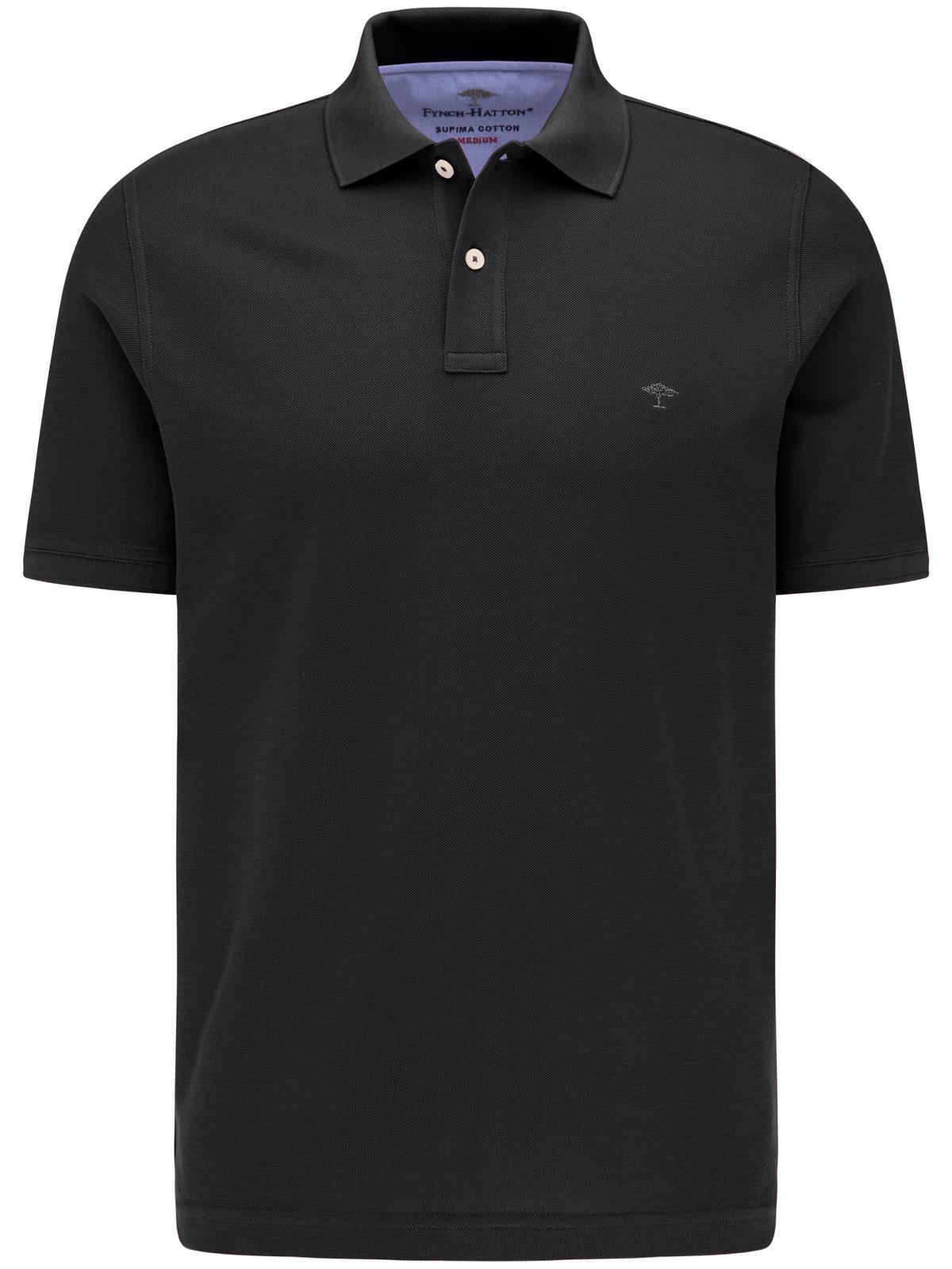 Polo, Basic 4XL Casual Fit - Black