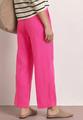 Wide Leg Hose im Loose Fit aus Leinen 42/7/8 Hosen - Magenta Dream