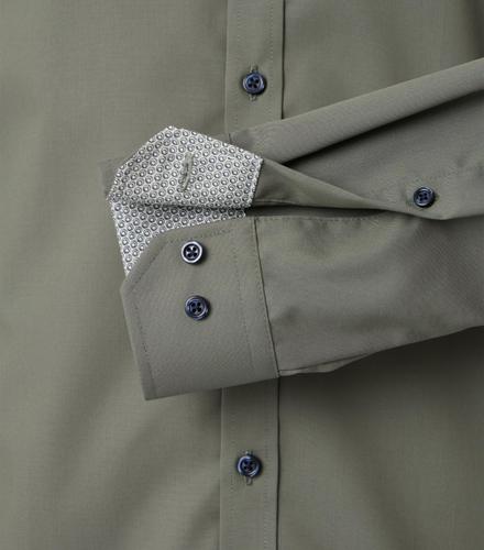 Businesshemd 42 Body Fit - Grün