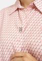 Volum slv shirt collar blouse L - Bubblegum Print