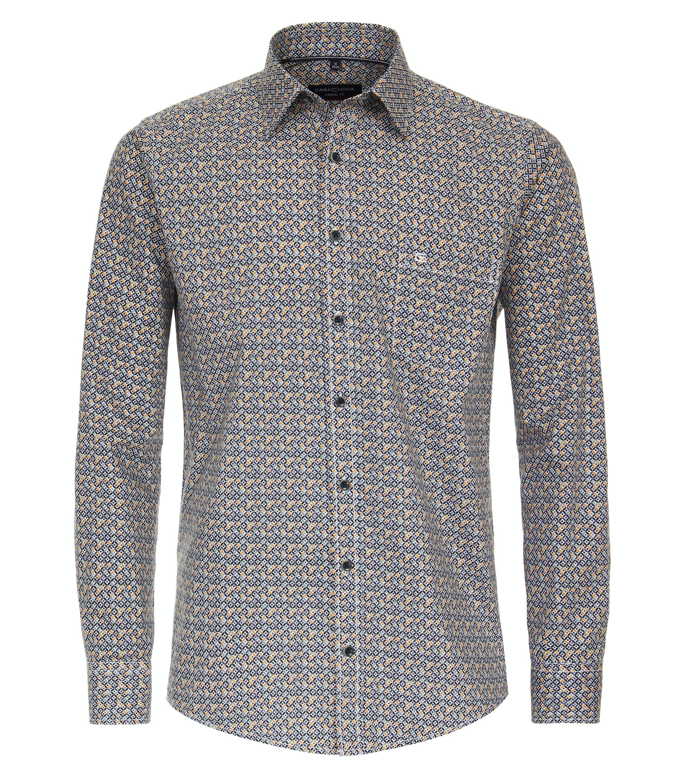 Freizeithemd XXL Casual Fit - Gelb