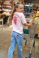 KOGSARA LIFE SS PRINT WASHED TOP JRS