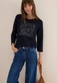 Shirt mit Schmucksteinen L - Urban Dark Blue