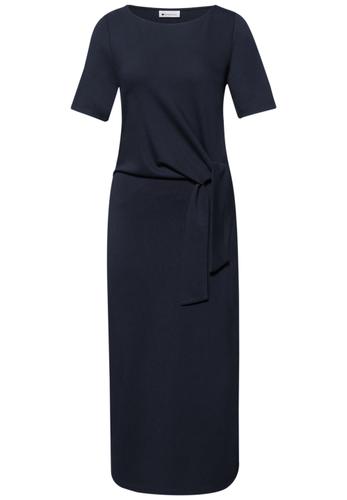 Midi-Kleid mit Knotendetail 34 - Shadowed Navy