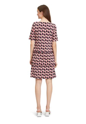 Stufenkleid 38 Gerade - Pink/dark Blue