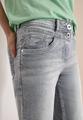 Straight Leg Jeansshorts im Slim Fit 27 - Mid Grey Used Wash