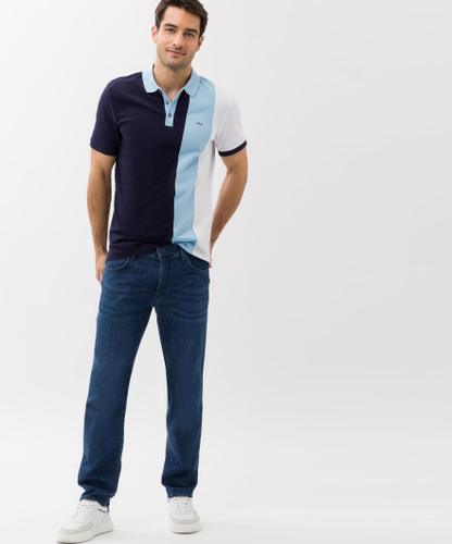 Style Cadiz 33/32 Gepflegte Hose, Five-Pocket-Hose, Five-Pocket-Taschen, Hochwertiger Reißverschluss, Normale Leibhöhe, Gerader Schnitt, Straight Fit - Atlantic Sea Used