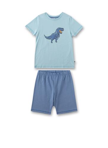 Schlafanzug kurz 092 - Milky Blue