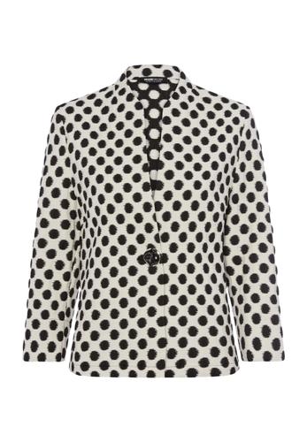 Blazer NOS mit markanten Punkten 40 - Schwarz/ecru