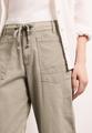 Barrel Leg Hose aus Twill-Ware 42/28 - Safari Beige