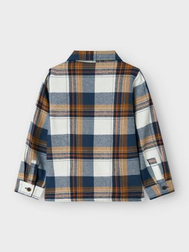 NMMOWENTA LS NREG SHIRT 110 Normal geschnitten - Insignia Blue