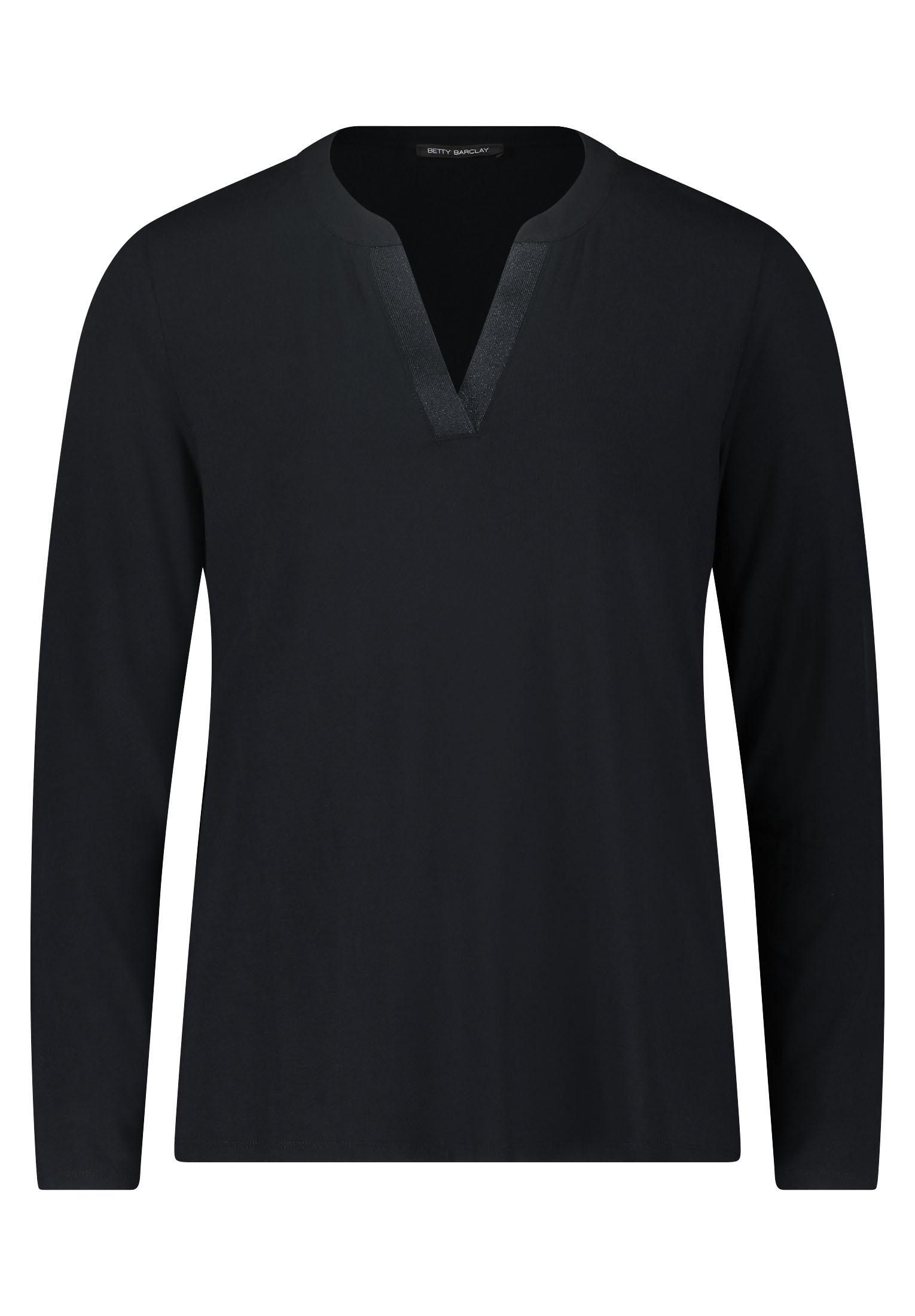 Blusenshirt 44 Figurumspielend - Schwarz
