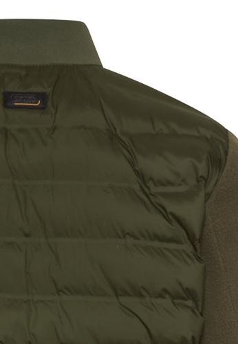 Blouson im Stepp-Fleece-Mix 58 Regular Fit - Forest Green