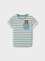 NMMDOW SS TOP 110 Normal geschnitten - Mineral Blue