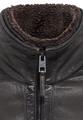 Leder Blouson mit Stehkragen 56 Regular Fit - Dark Choclate