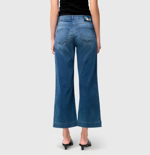 MAC JEANS - DREAM WIDE, DREAM Wonder light Denim 36/OL Wide Fit - Blau
