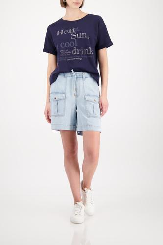 Sweatshirt mit toniger Schrift