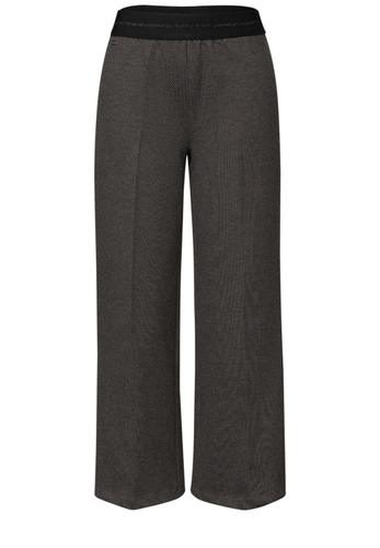 Wide Leg Herringbone Hose 42/7/8 Hosen - Light Terra Mocha