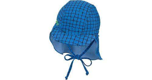 Schirmmuetze mit Nackenschutz - Badebekleidung - blau Gr. 43 Jungen Kinder