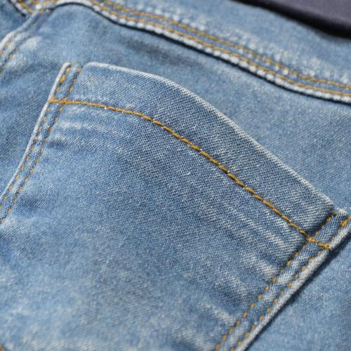 Unisex Jeans mit elastischem Bund 80 bequem - Light Blue Denim