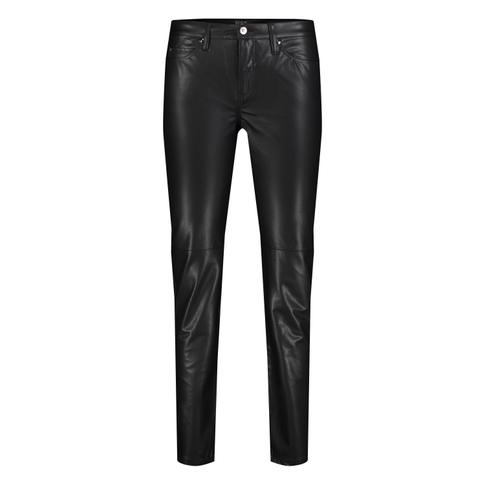 MAC JEANS - SLIM vegan, Light vegan leather 42/30 - Schwarz