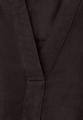 Bluse mit Split Neck aus Leinenmix