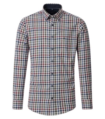 Flanellhemd 3XL Casual Fit - Blau