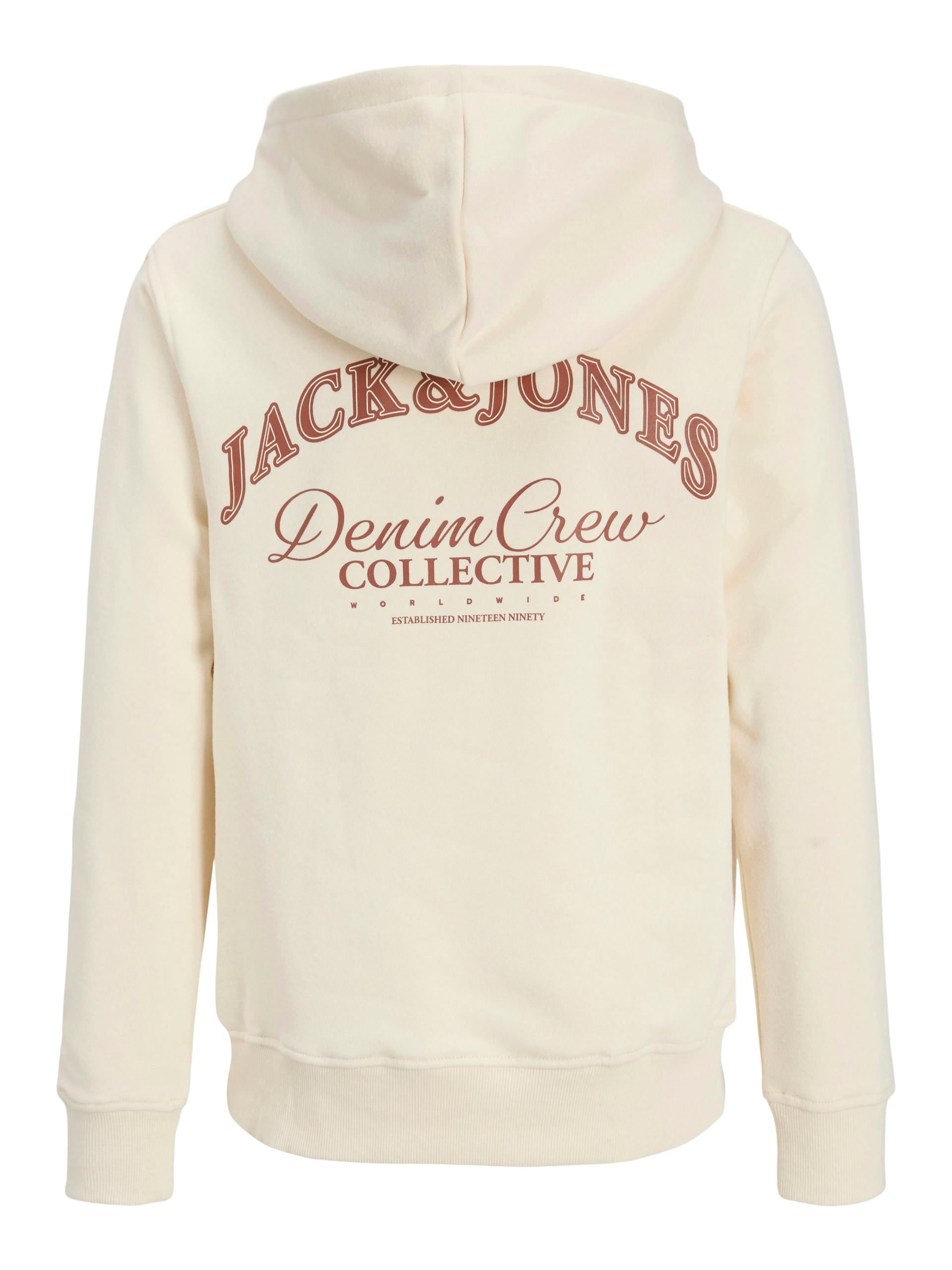 JJEBRANDES BACKP RELAXED SWEAT H SN JNR 164 Locker geschnitten - Antique White