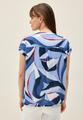 Gemustertes Blusenshirt S - Urban Navy Blue