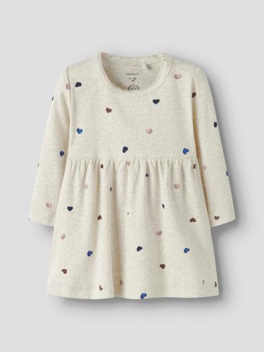 NBFNUTTI LS DRESS 74 Normal geschnitten - Peyote Melange