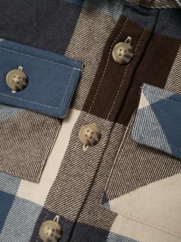 NMMOSOM OS SHIRT WH BOX 104 Normal geschnitten - Bracken
